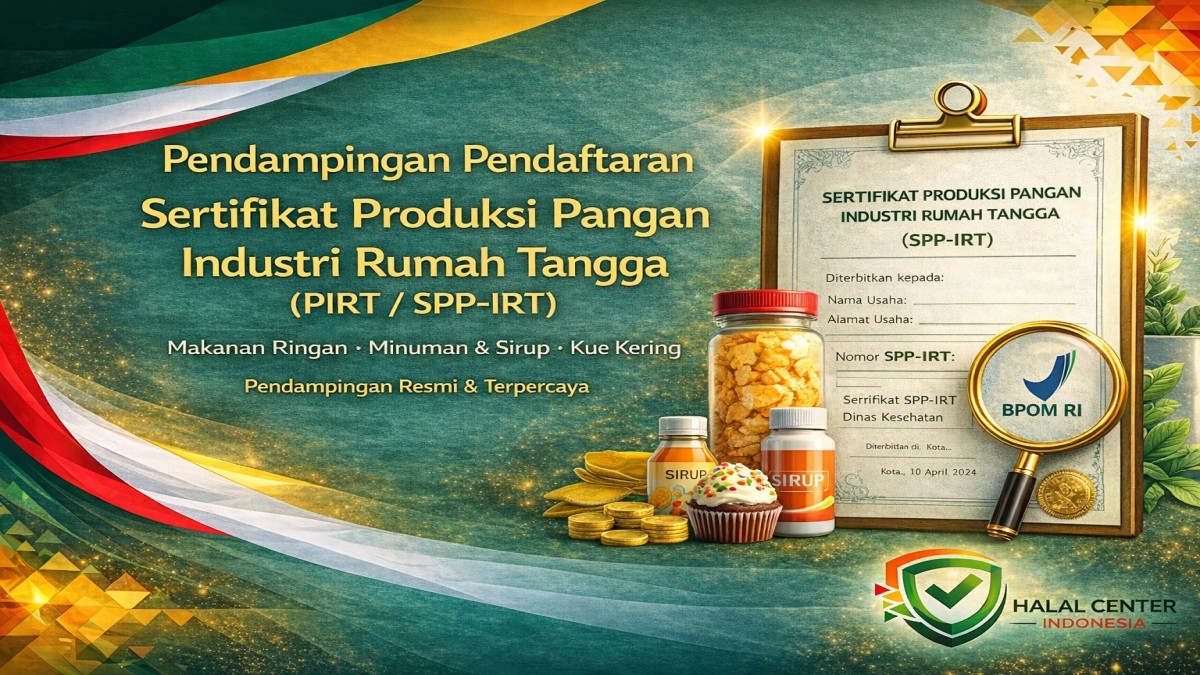 Pendampingan Pendaftaran PIRT untuk UMKM & Industri Pangan